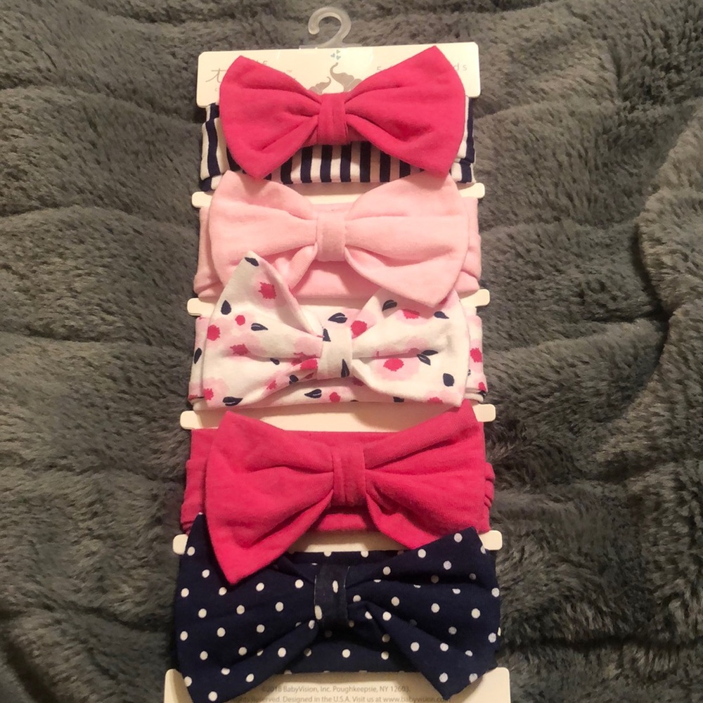 5 headband set